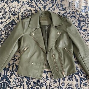Blank NYC green moto jacket